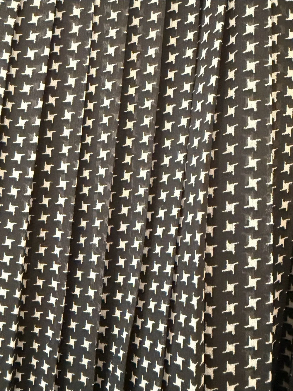 Madewell Pleated Patterned Mini Skirt Size 4